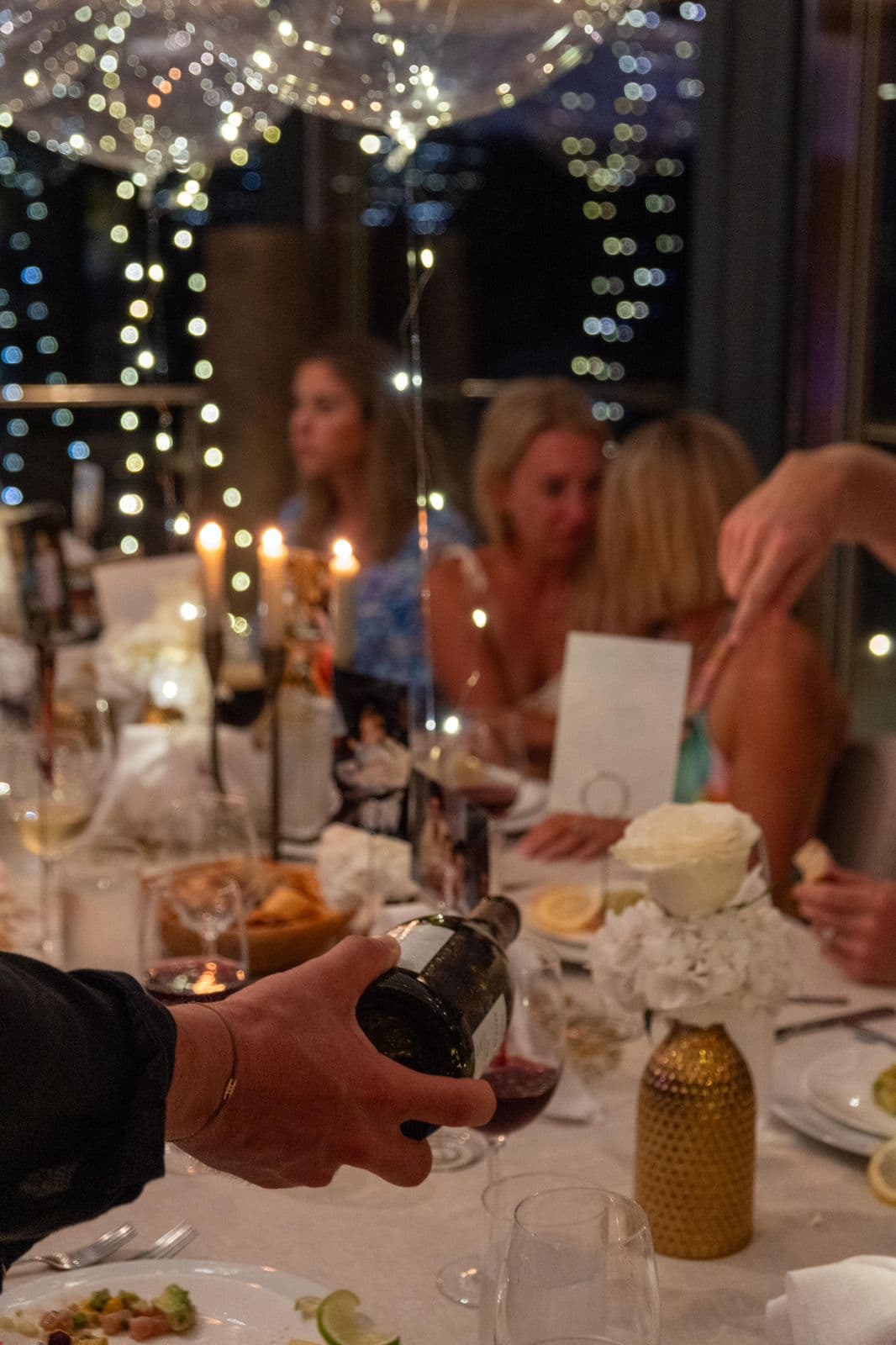 Service d’un dîner privé aux chandelles